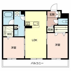 シャーメゾン田寺東の物件間取画像